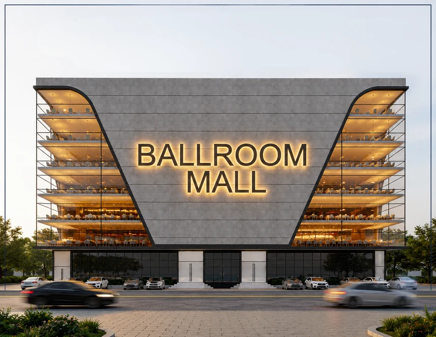 Consultancy of Ball Room, Commercial Building at Nazimabad, Karachi - Commercial Building Consultancy