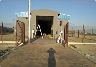 Container Scanning Building along with Tobishima Corporation Funded by JICA - International Security & Port Civil Works